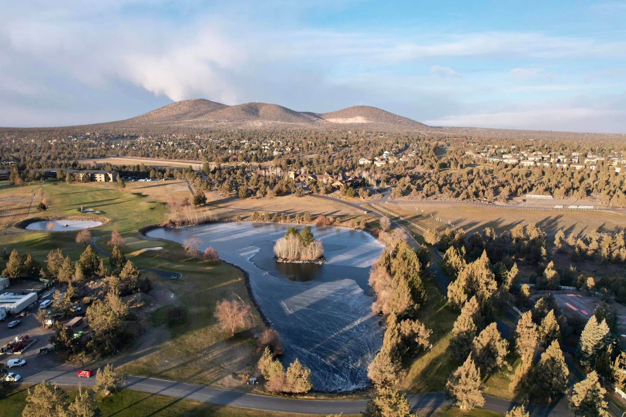 Aerial view of Redmond Oregon